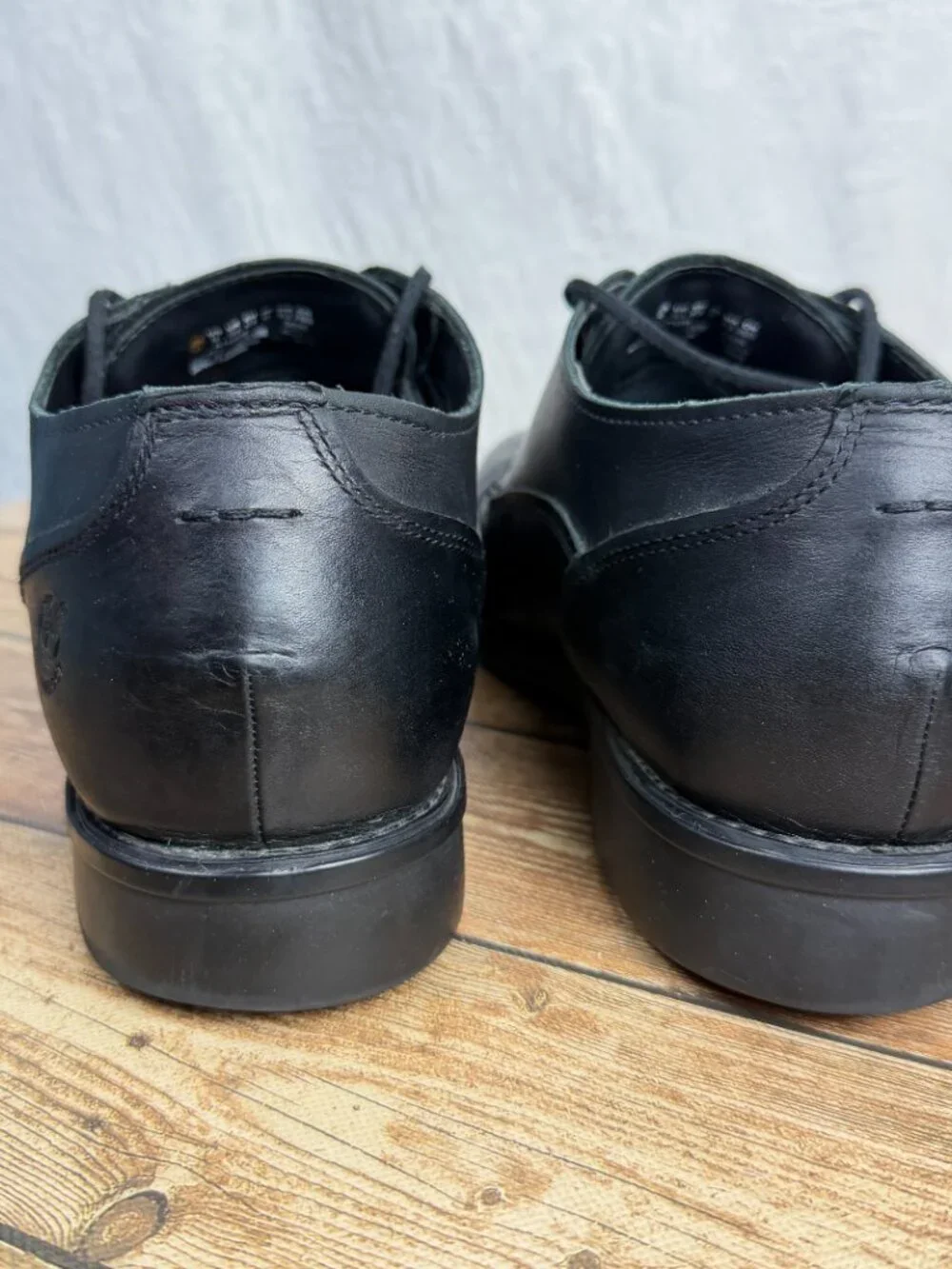 Timberland Men's Size 13 Black Leather Lace-Up Oxford Dress Shoes Classic